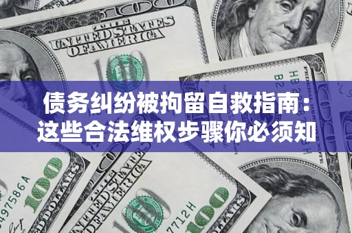 武汉债务纠纷被拘留自救指南：这些合法维权步骤你必须知道！
