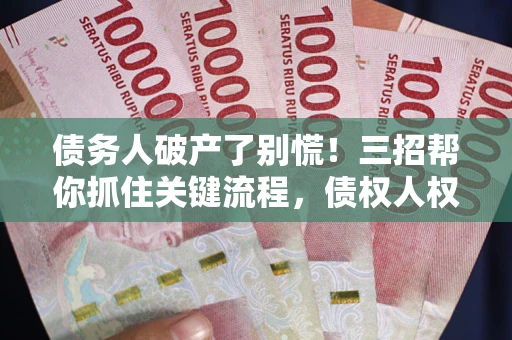 武汉债务人破产了别慌！三招帮你抓住关键流程，债权人权益不再缩水