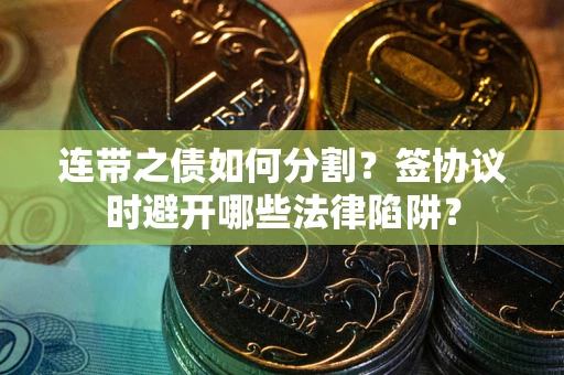 武汉连带之债如何分割？签协议时避开哪些法律陷阱？