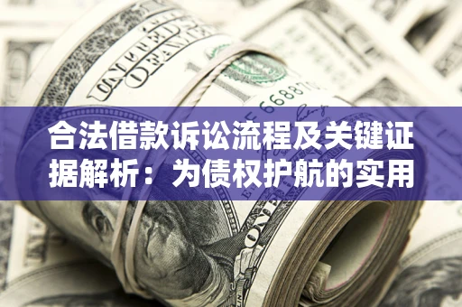 武汉合法借款诉讼流程及关键证据解析：为债权护航的实用指南