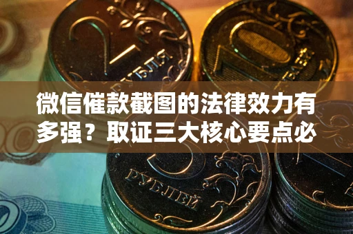 武汉微信催款截图的法律效力有多强？取证三大核心要点必须知道！