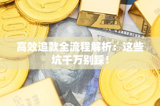 武汉高效追款全流程解析：这些坑千万别踩！