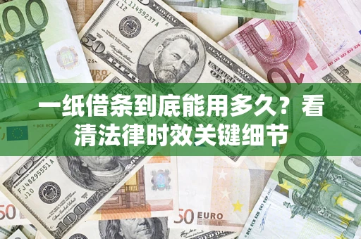 武汉一纸借条到底能用多久？看清法律时效关键细节