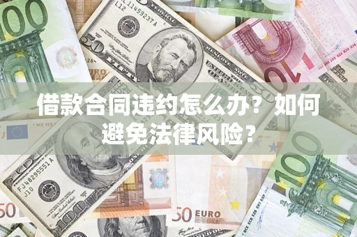武汉借款合同违约怎么办？如何避免法律风险？