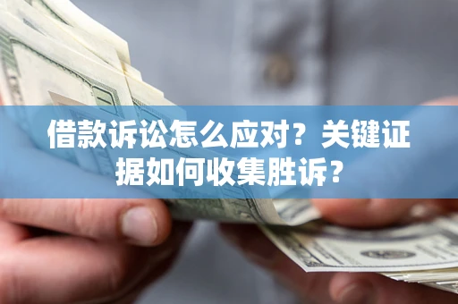 武汉借款诉讼怎么应对？关键证据如何收集胜诉？